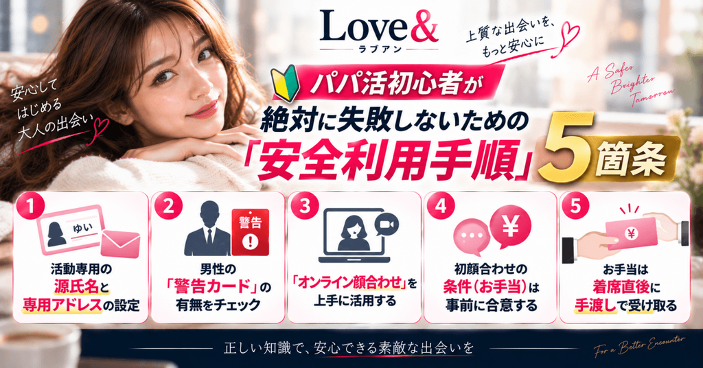 パパ活初心者が絶対に失敗しないためのラブアン「安全利用手順」5箇条
