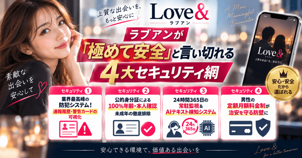 ラブアンが「極めて安全」と言い切れる4大セキュリティ網